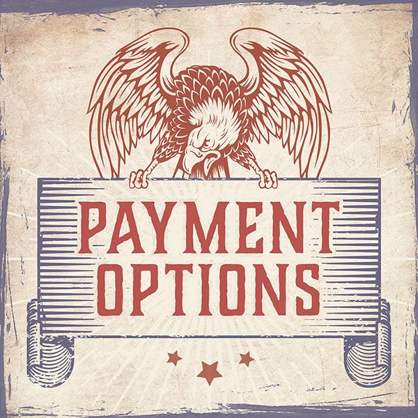 We Offer Flexible Payment Options! We Offer Flexible Payment Options!