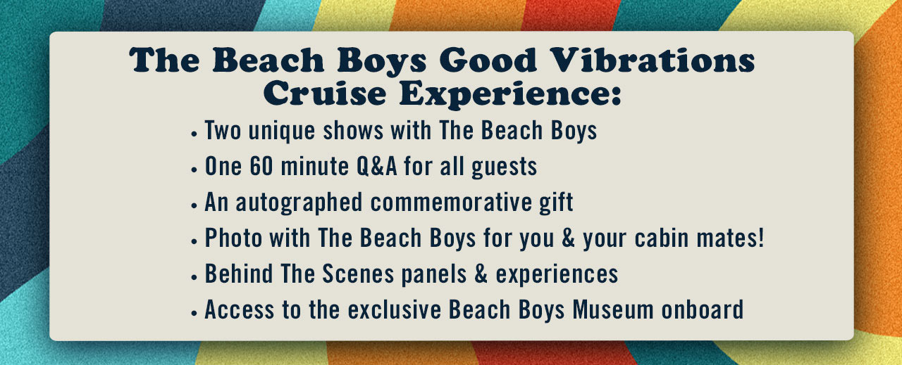 What's included on The Beach Boys Cruise