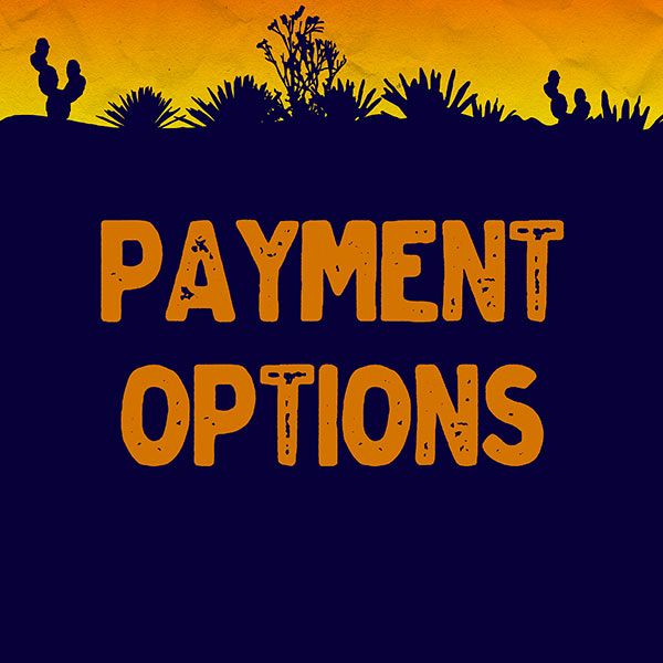 We Offer Payment Options