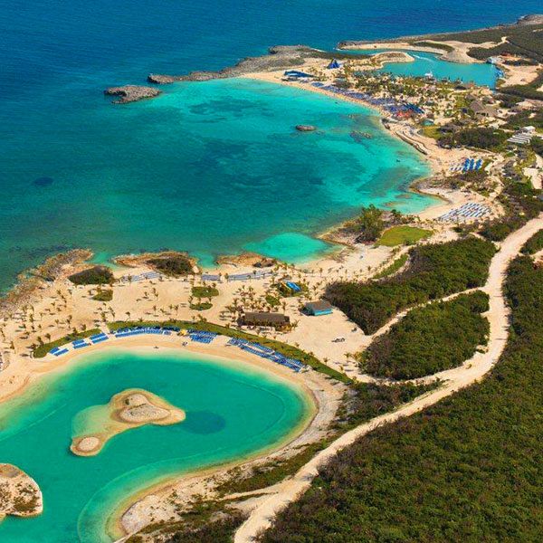 4-night round trip cruise from Miami to Great Stirrup Cay, Bahamas