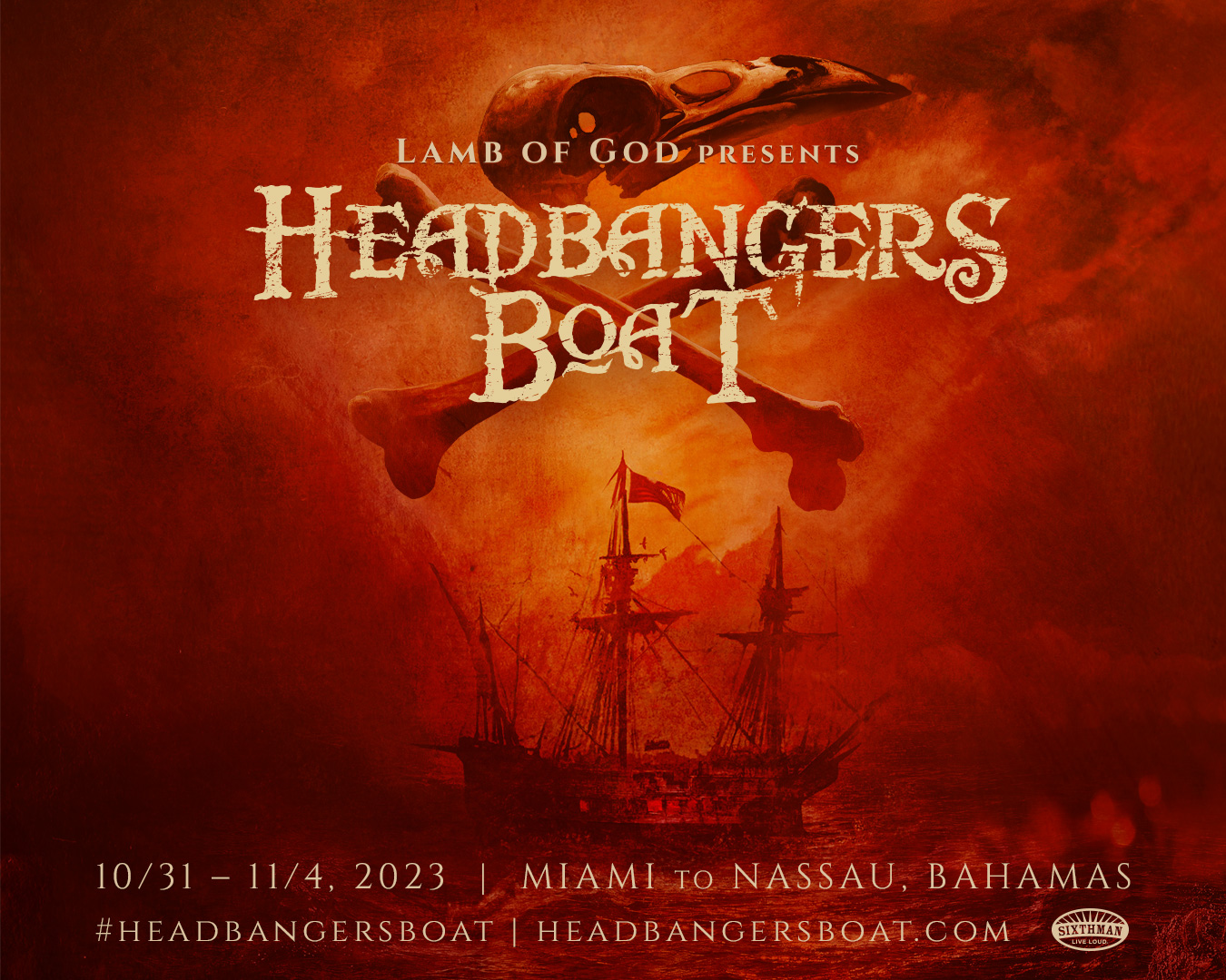 headbangers boat cruise 2023