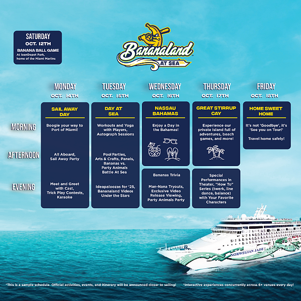 An AllStar Experience Awaits! Bananaland at Sea