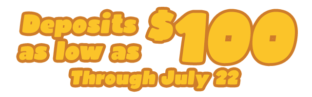 $100 Deposit