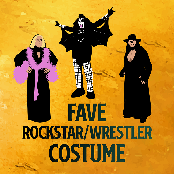 Day 2: Fave Rockstar/Wrestler Costume