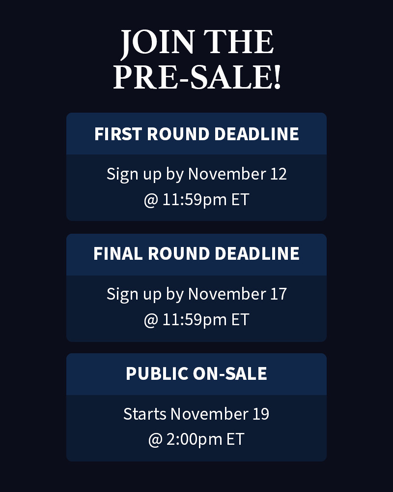 Presale Timeline