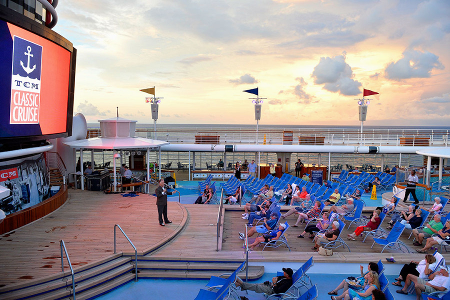 Poolside Deck Stage