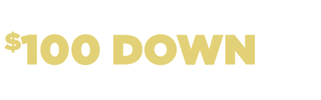 $100 down