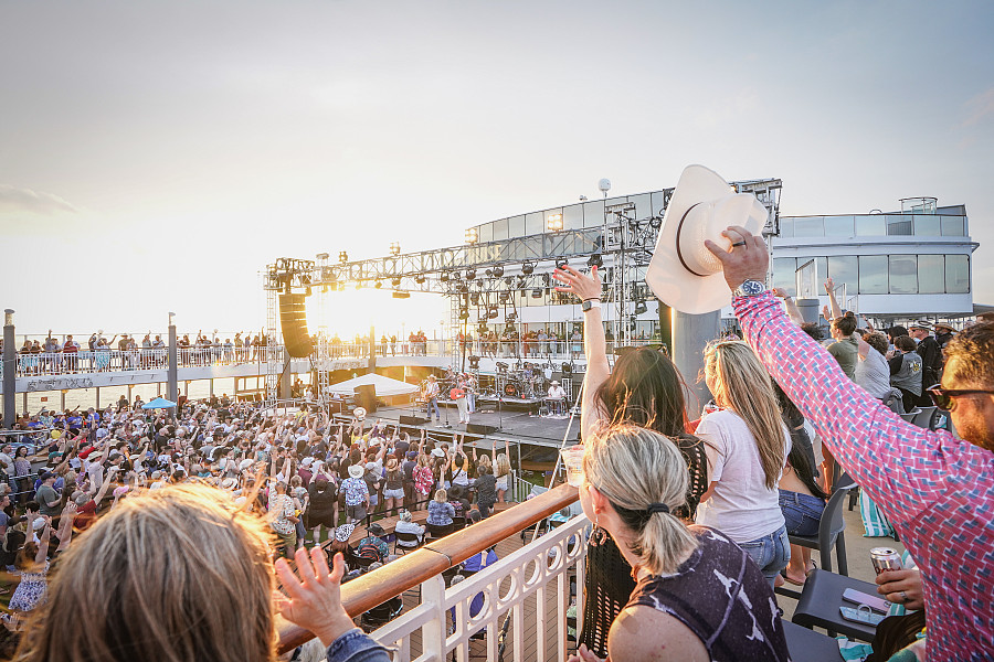 Pool Deck Stage