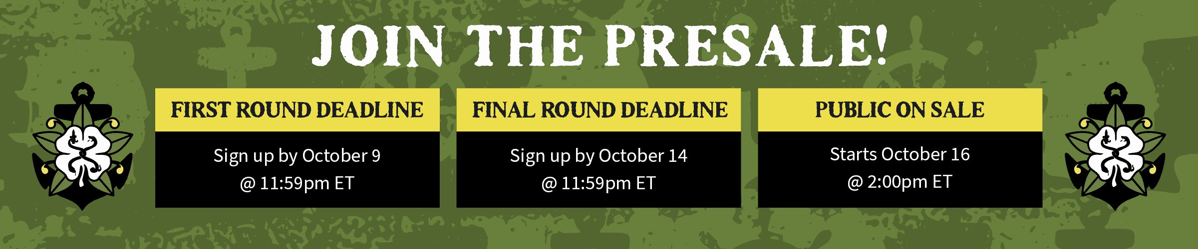 presale timeline