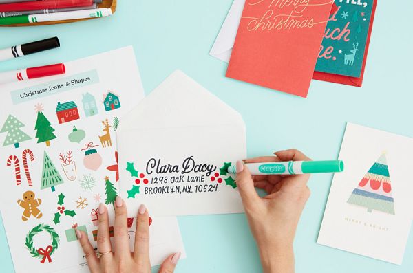 Hand Lettered Holiday Cards