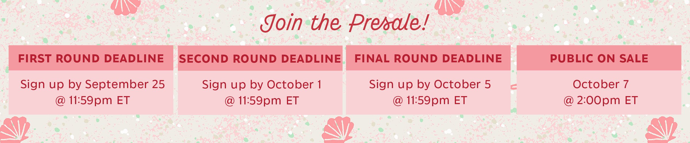 Presale Timeline