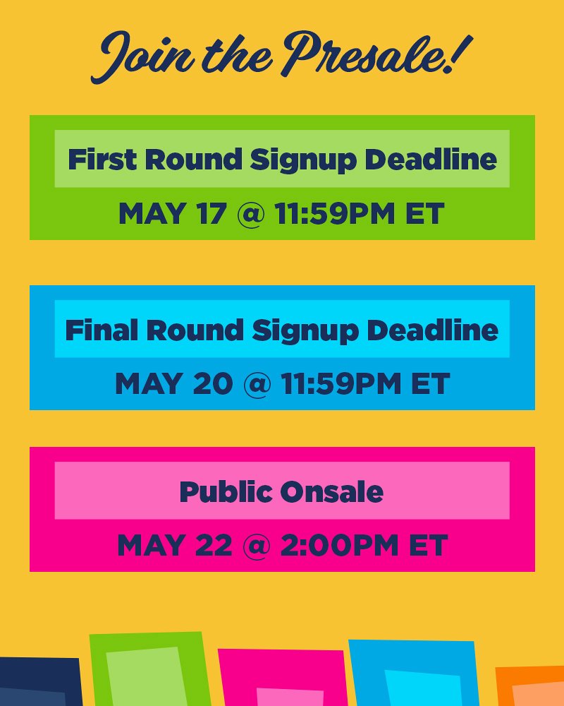 Presale Dates