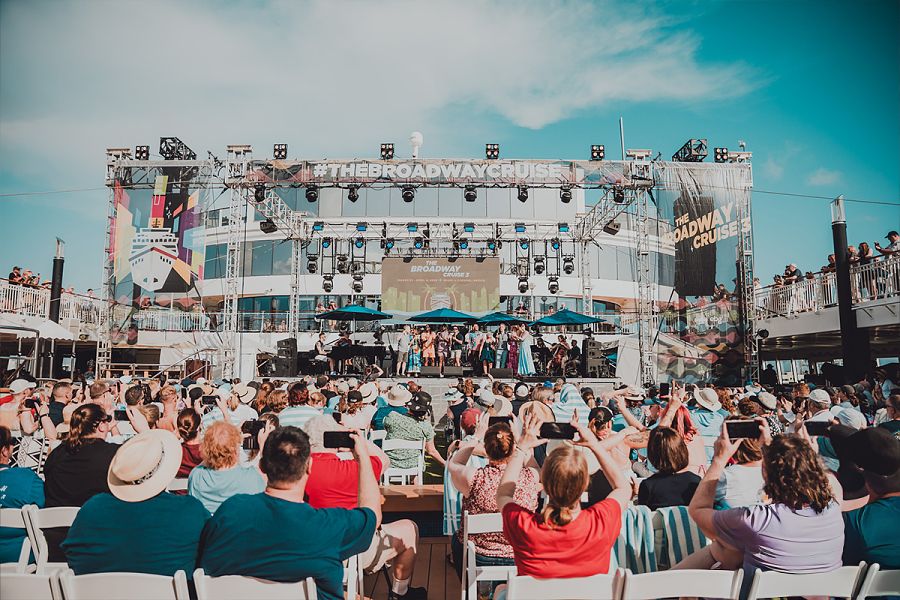 Pool Deck Stage