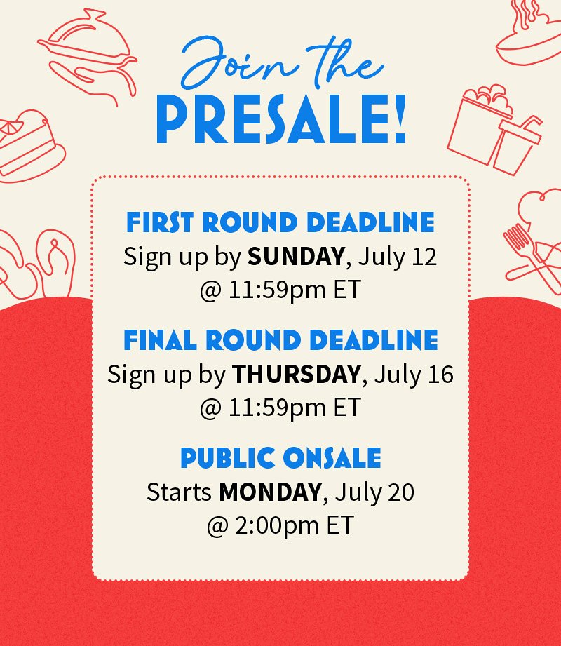 presale timeline