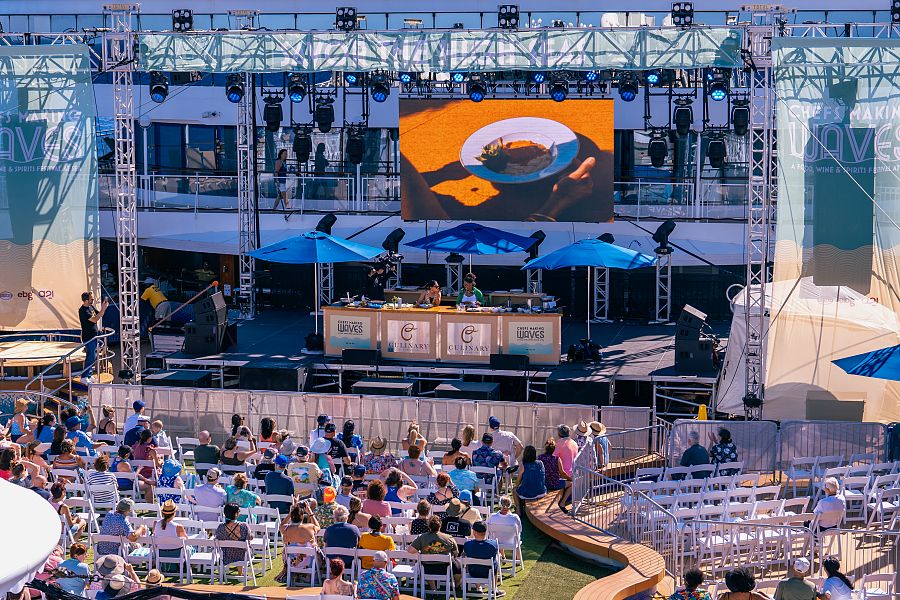 Pool Deck Stage
