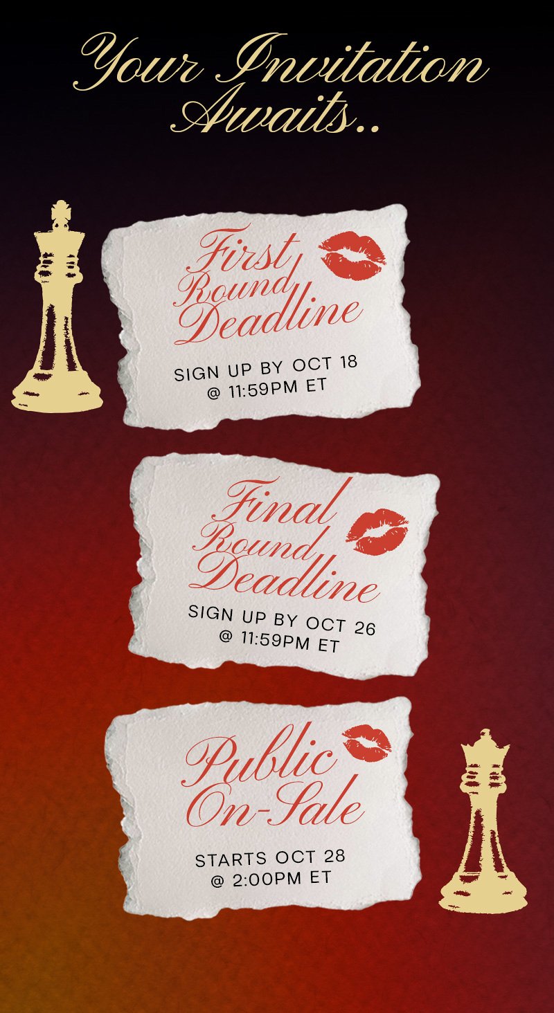 Presale Dates