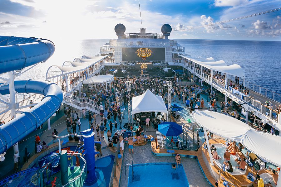 Pool Deck Stage