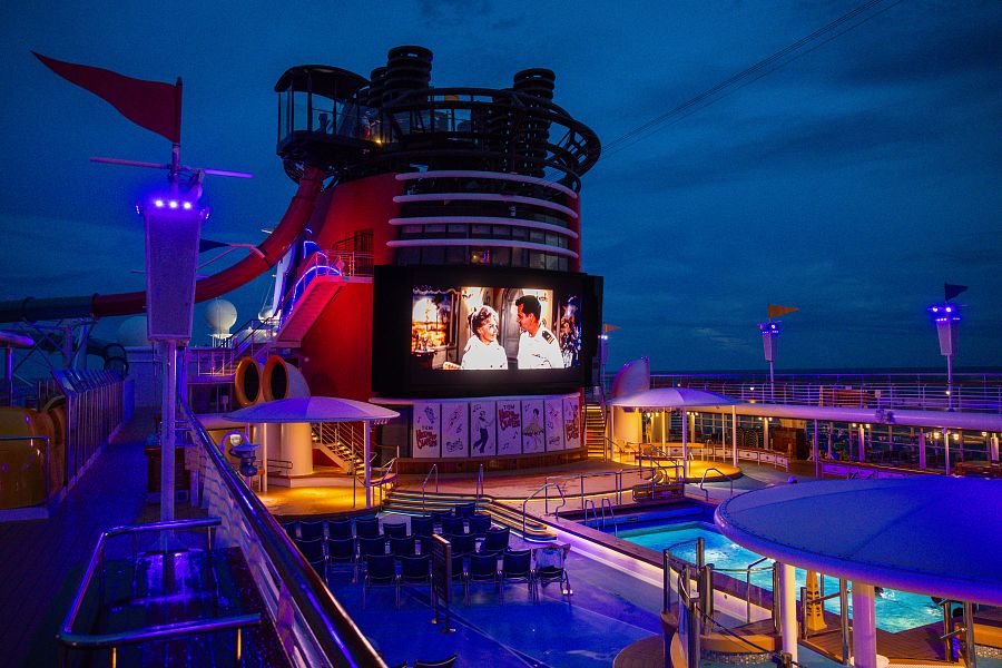 Poolside Deck Stage
