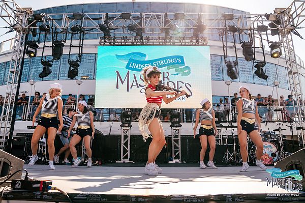 2 Lindsey Stirling Pool Deck Performances