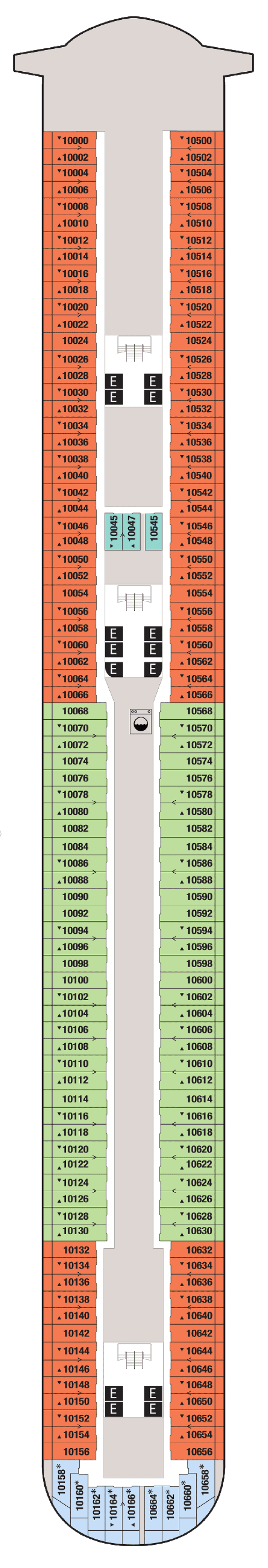 Deck 10 Disney Dream Deck Plans TCM Classic Cruise