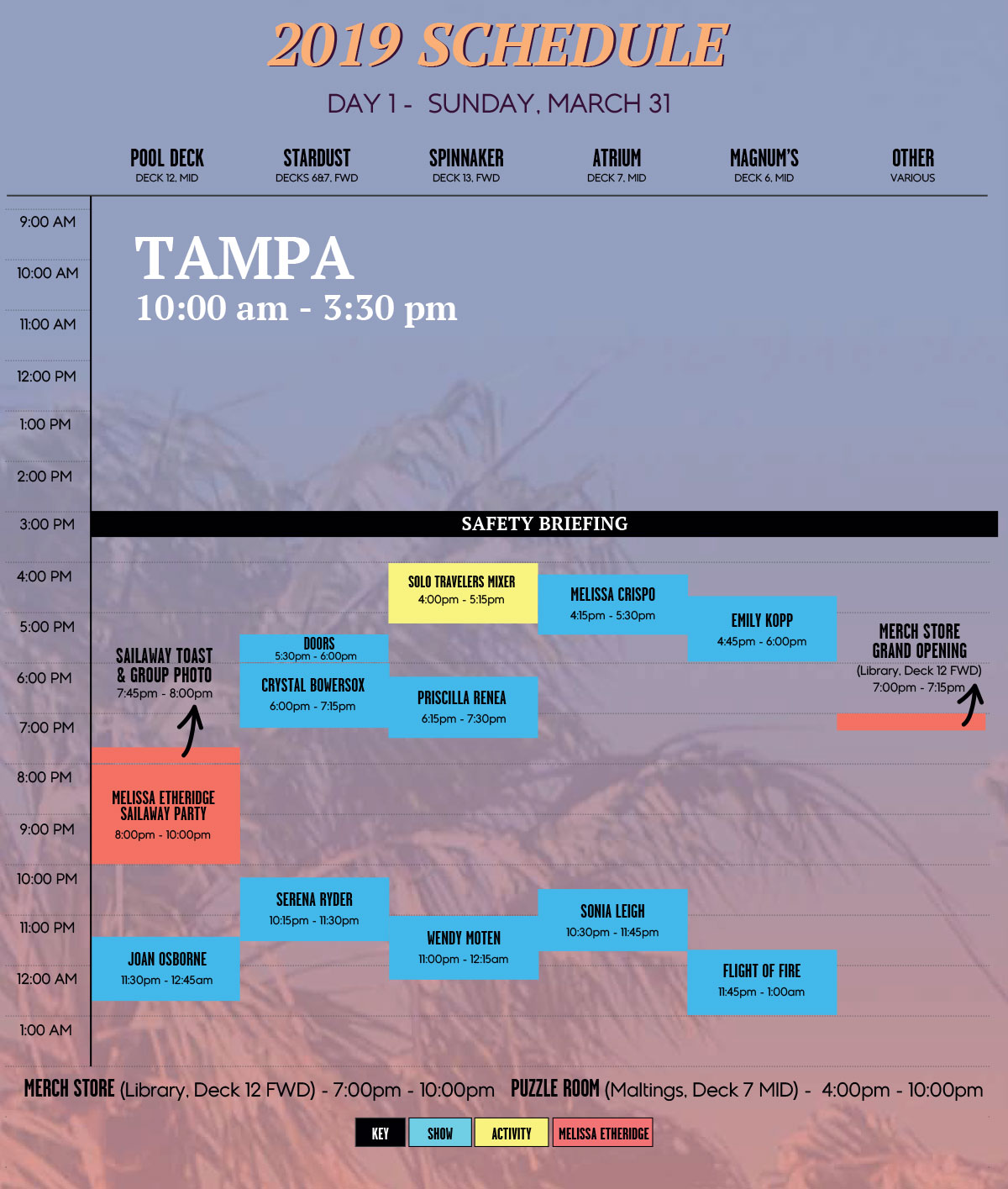 Schedule