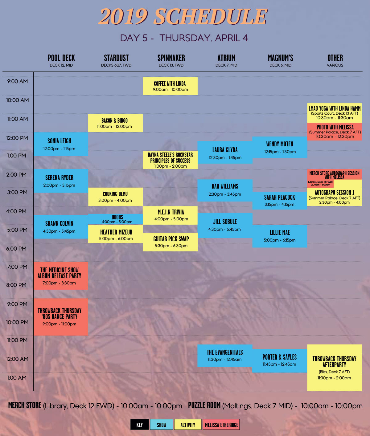 Schedule