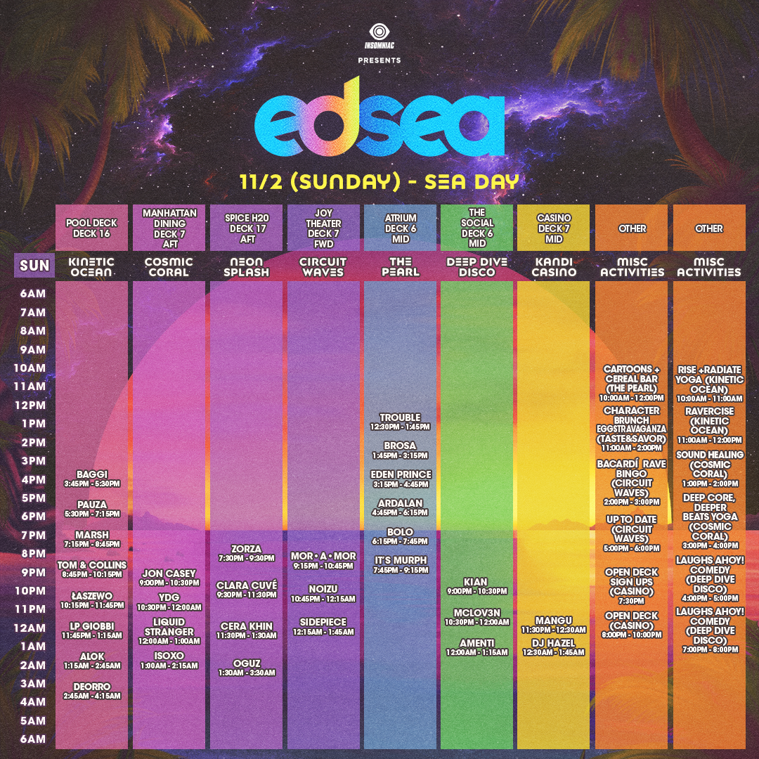 Schedule