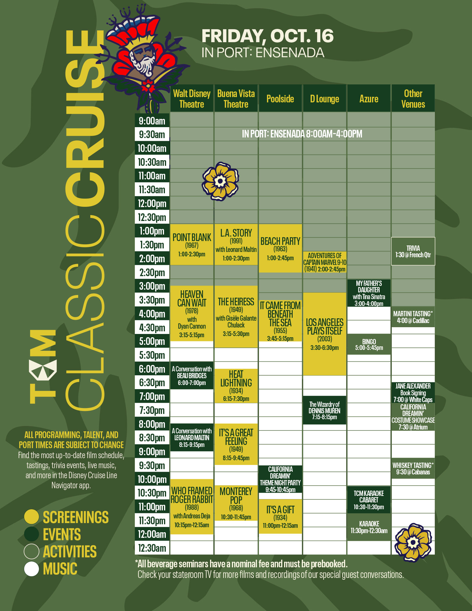Schedule