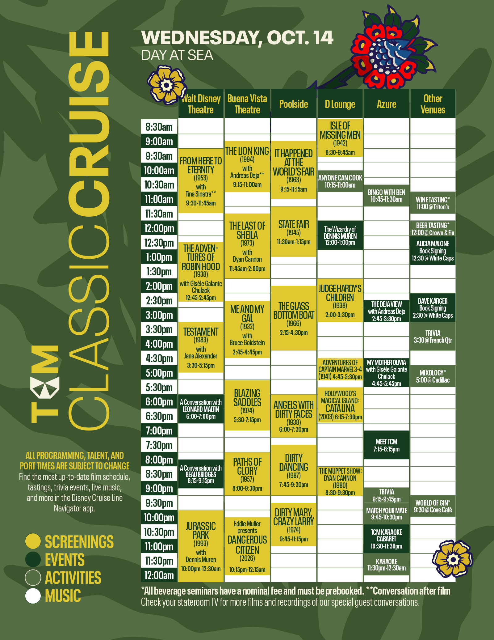 Schedule